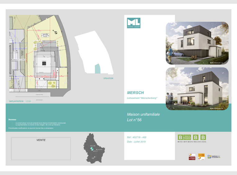 Maison à vendre 5 Chambres à Mersch (LU) - Réf. 6456375