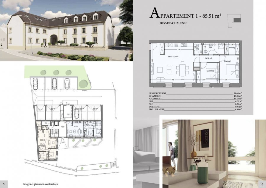 Wohnung zu verkaufen 2 Schlafzimmer in Mondercange