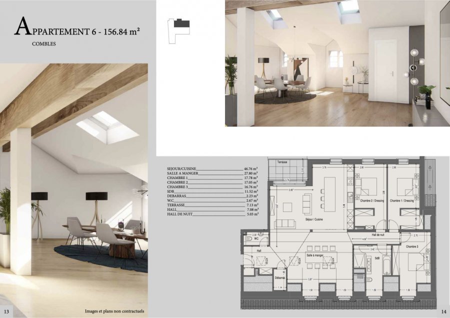 Wohnung zu verkaufen 2 Schlafzimmer in Mondercange