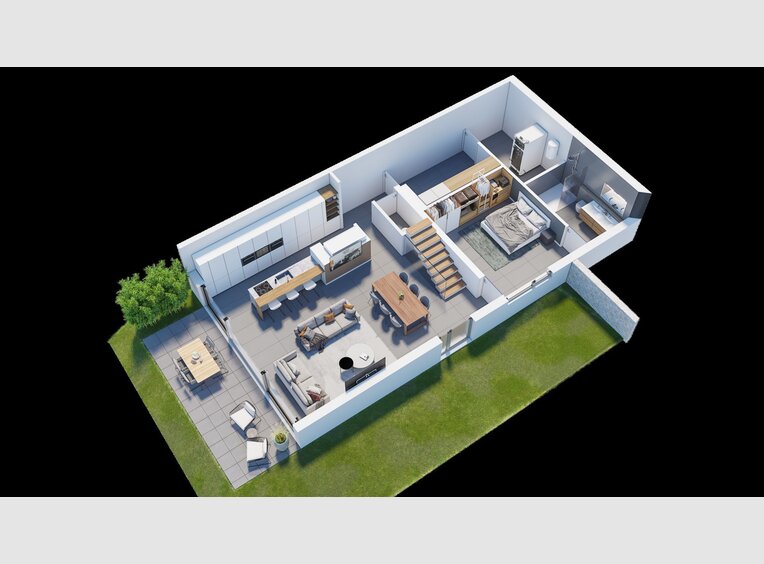 Semi-detached house for sale 4 bedrooms in Niederanven (LU) - Ref. 6851975