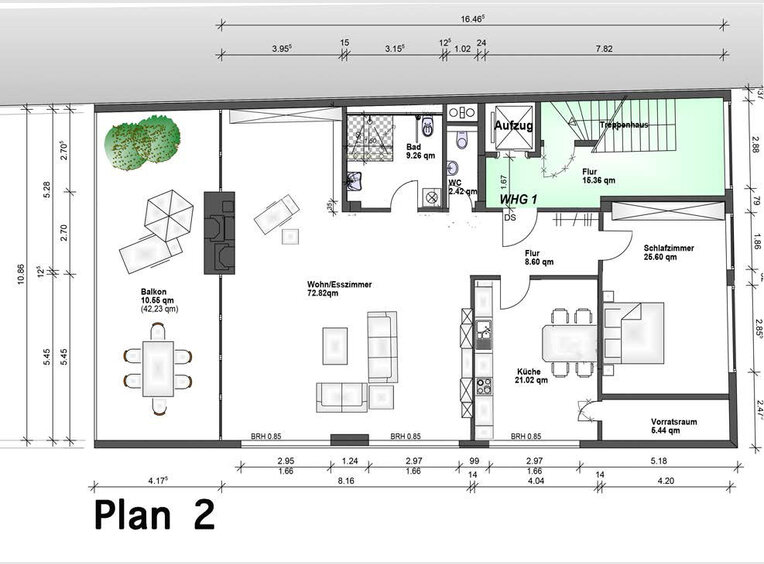 Appartement à louer 3 Pièces à Merzig (DE) - Réf. 6856855