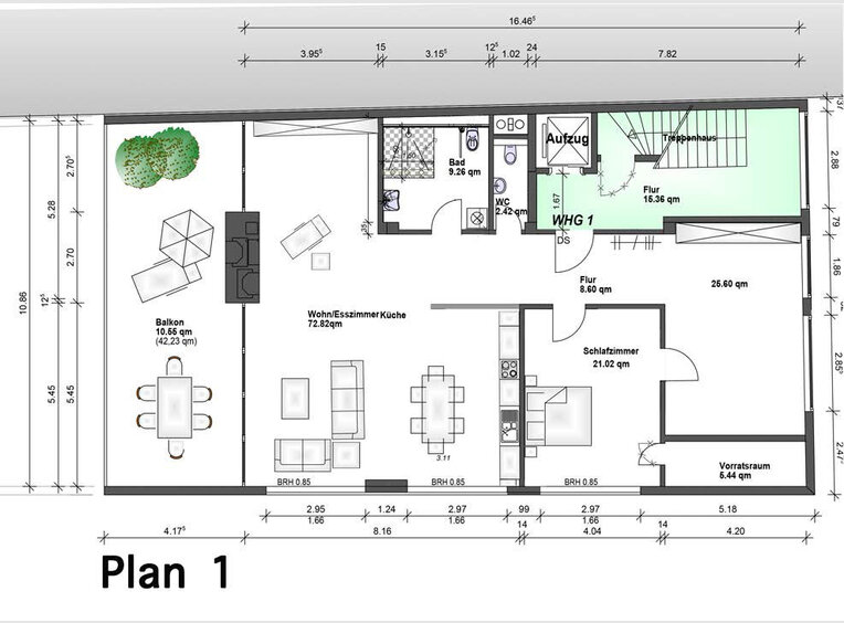 Appartement à louer 3 Pièces à Merzig (DE) - Réf. 6856855
