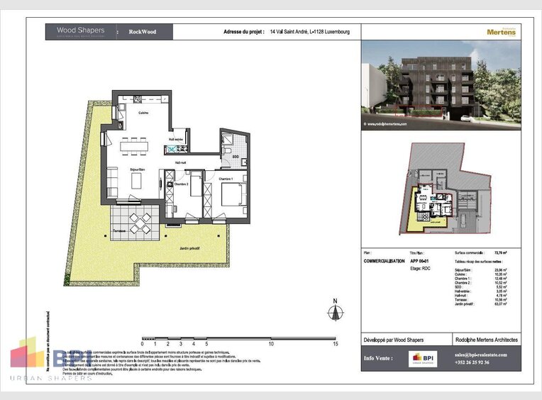 Apartment for sale 2 bedrooms in Luxembourg (LU) - Ref. 6978727