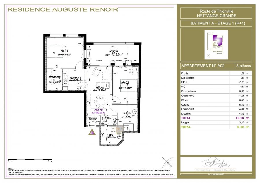 Apartment to sell F3 in Hettange-Grande