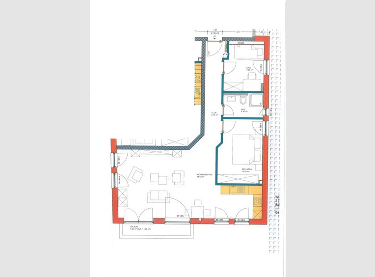 Appartement à louer 3 Pièces à Langsur (DE) - Réf. 7177655