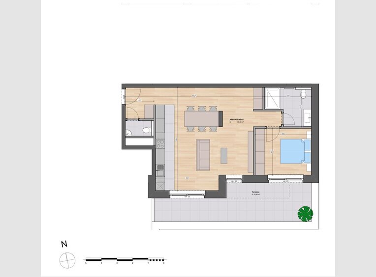 Appartement à vendre 1 Chambre à Ettelbruck (LU) - Réf. 6848247