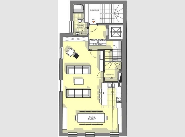 Duplex à vendre 3 Chambres à Luxembourg (LU) - Réf. 6153240