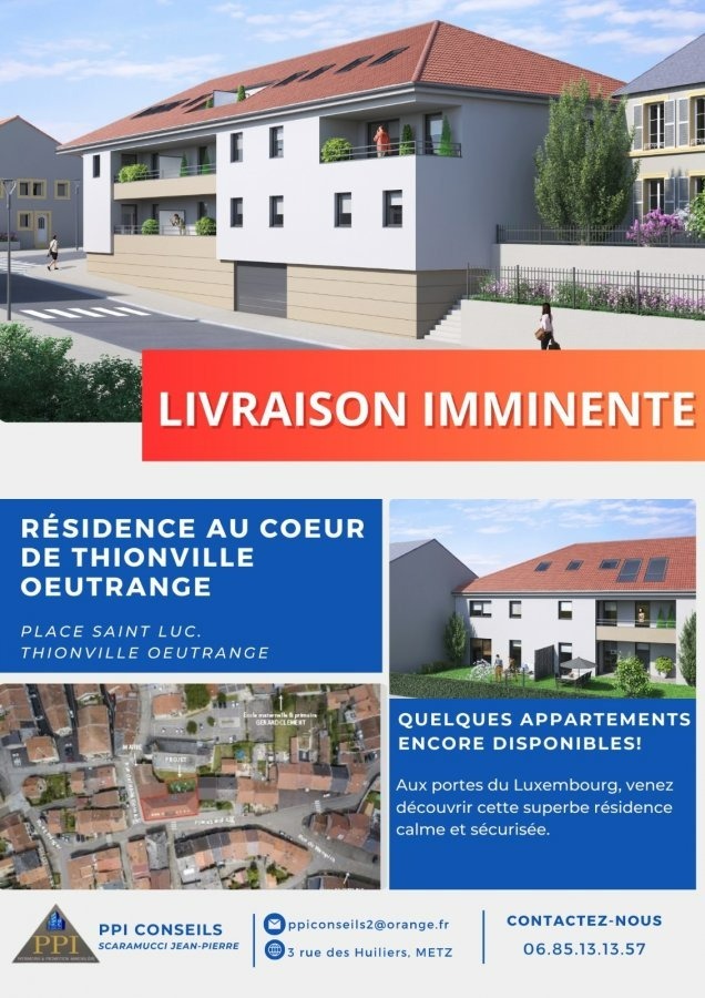 Appartement à vendre F3 à Thionville-Oeutrange