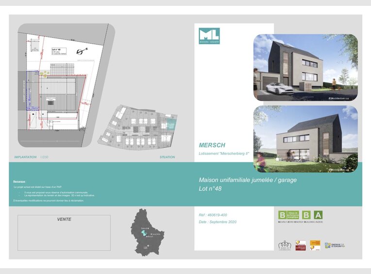 Maison à vendre 4 Chambres à Mersch (LU) - Réf. 6946088