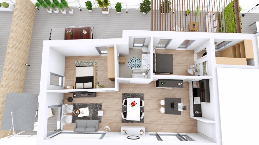 Appartement à vendre 2 chambres à Blaschette