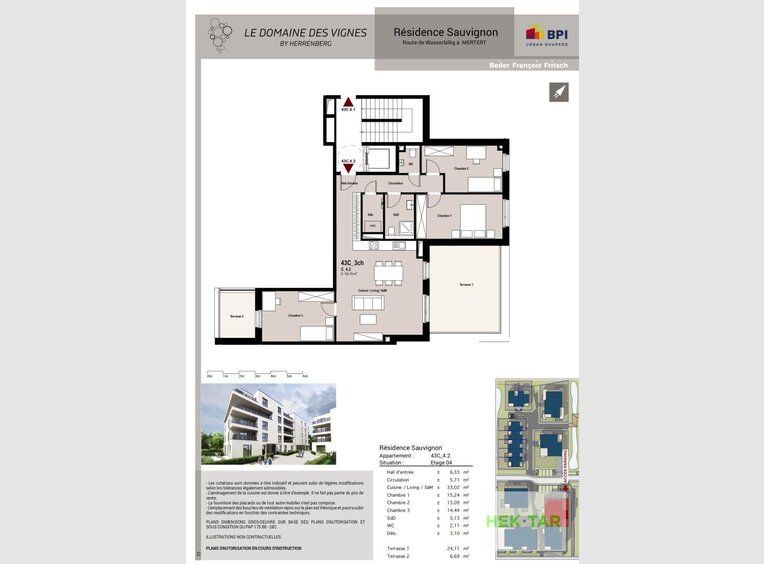 Wohnung zum Kauf 3 Zimmer in Mertert (LU) - Ref. 6988376