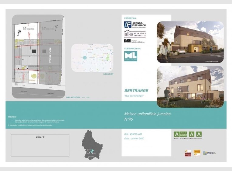 House for sale 5 bedrooms in Bertrange (LU) - Ref. 6650456