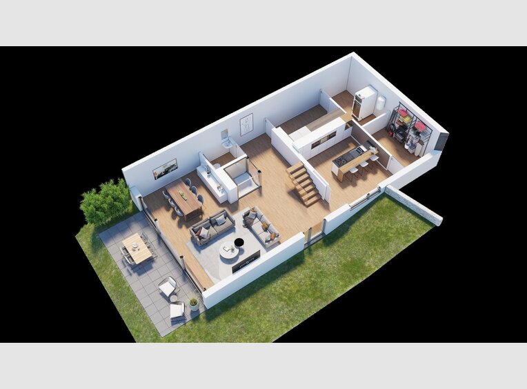 Semi-detached house for sale 4 bedrooms in Niederanven (LU) - Ref. 6851976