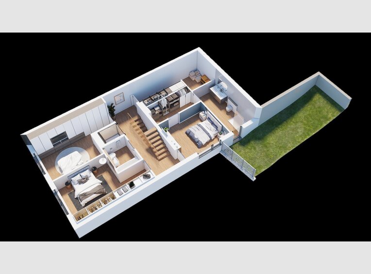 Semi-detached house for sale 4 bedrooms in Niederanven (LU) - Ref. 6851976