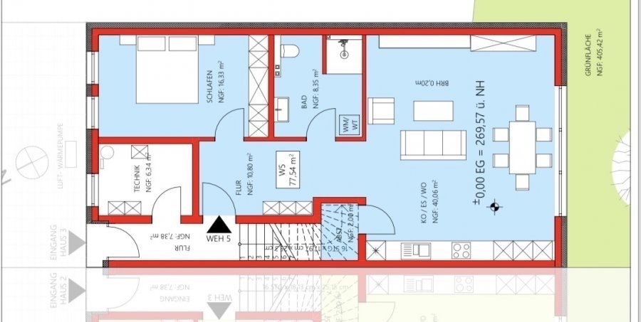 Wohnung zu verkaufen 2 Schlafzimmer in Perl-Tettingen
