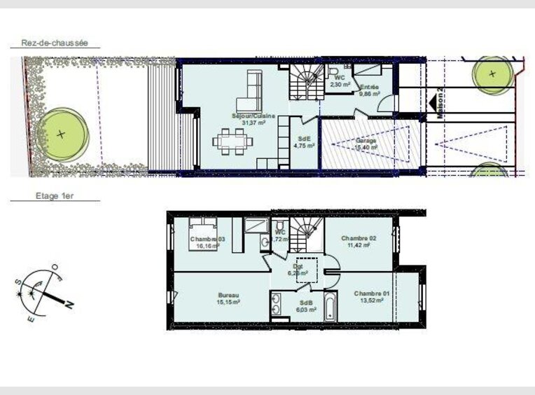 Maison mitoyenne à vendre F5 à Thionville (FR) - Réf. 6969240