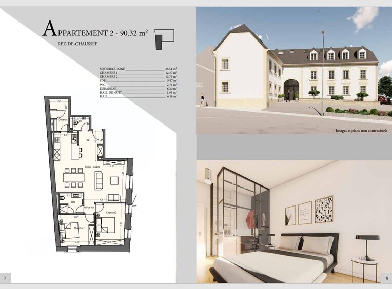 Appartement à vendre 2 Chambres à Mondercange (LU) - Réf. 7171736