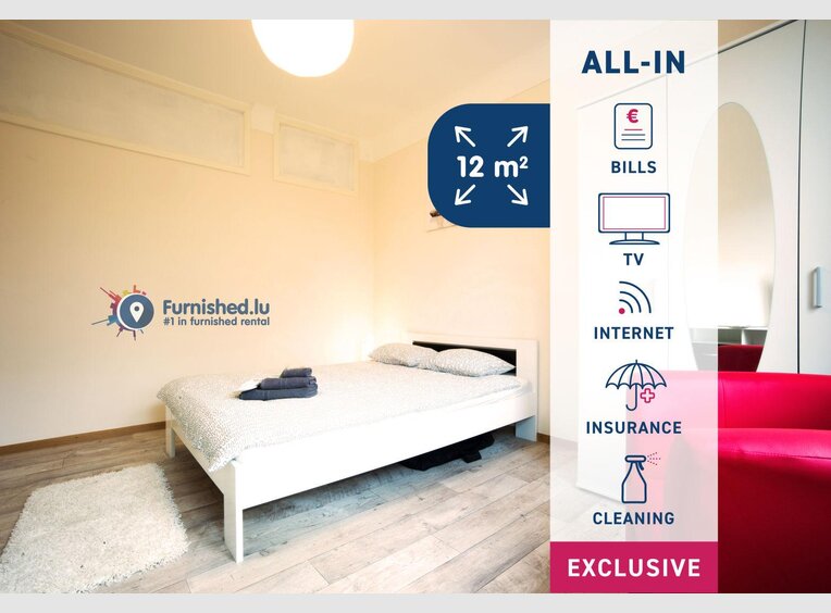 Bedroom for rent 12 bedrooms in Luxembourg (LU) - Ref. 6607032