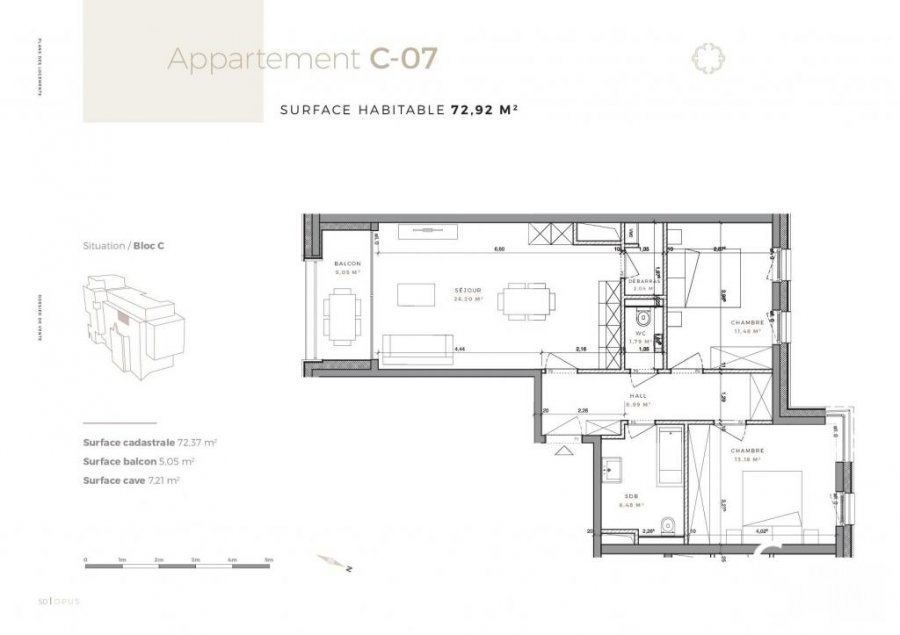 Appartement à vendre 2 chambres à Differdange