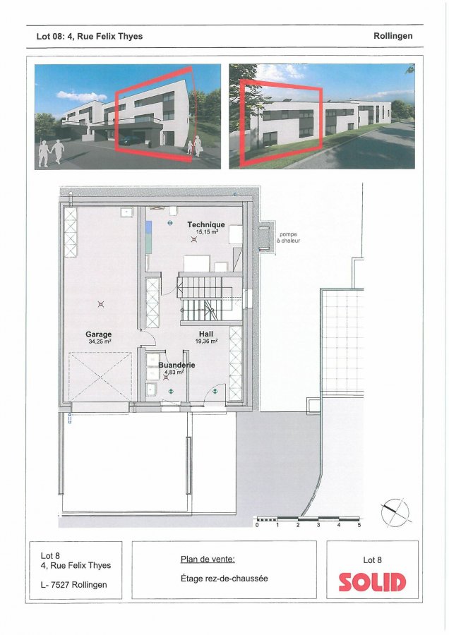 Maison jumelée à louer 3 chambres à Rollingen