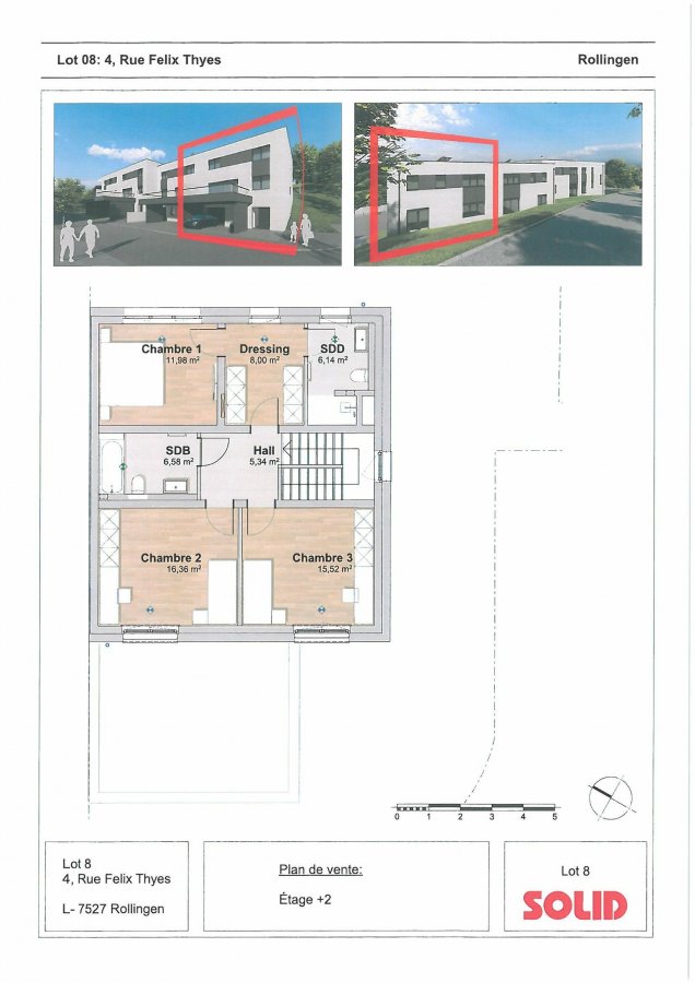 Maison jumelée à louer 3 chambres à Rollingen