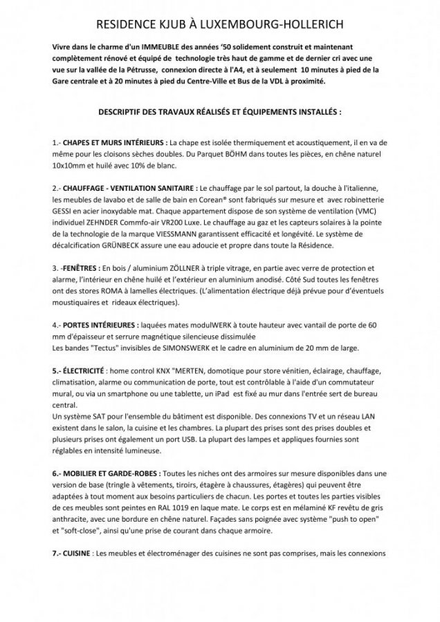 Appartement à vendre 2 chambres à Luxembourg-Gare