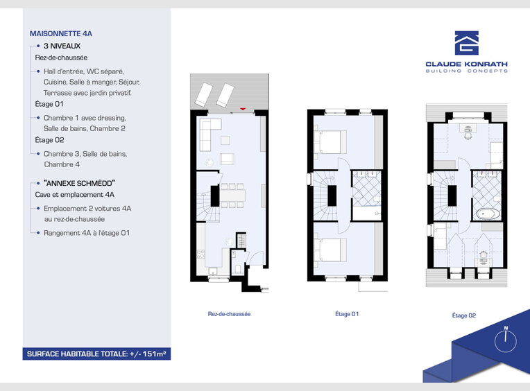 Maison à vendre 4 Chambres à Hunsdorf (LU) - Réf. 7104793
