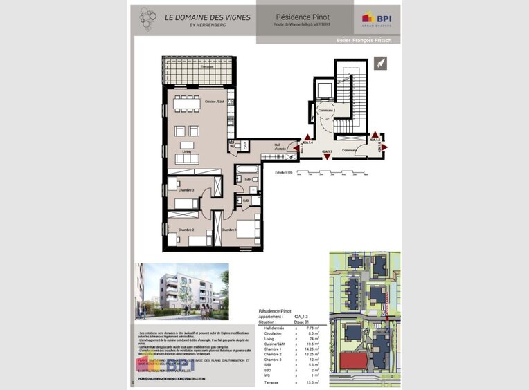 Wohnung zum Kauf 3 Zimmer in Mertert (LU) - Ref. 6571817