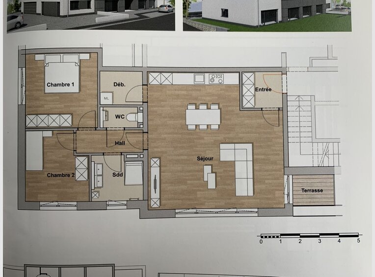 Apartment for rent 2 bedrooms in Schieren (LU) - Ref. 6699609