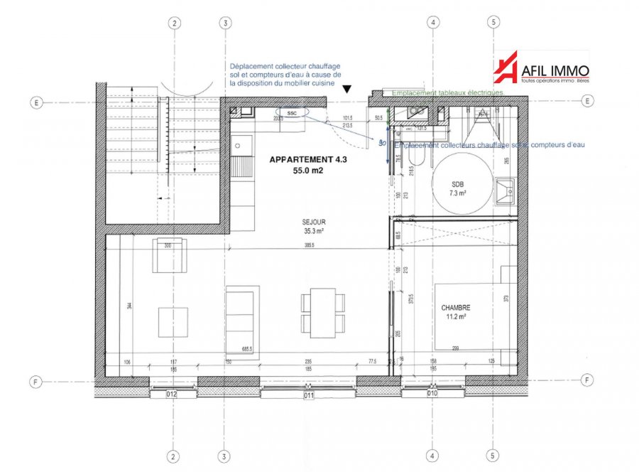 Appartement à vendre 1 chambre à Luxembourg-Bonnevoie
