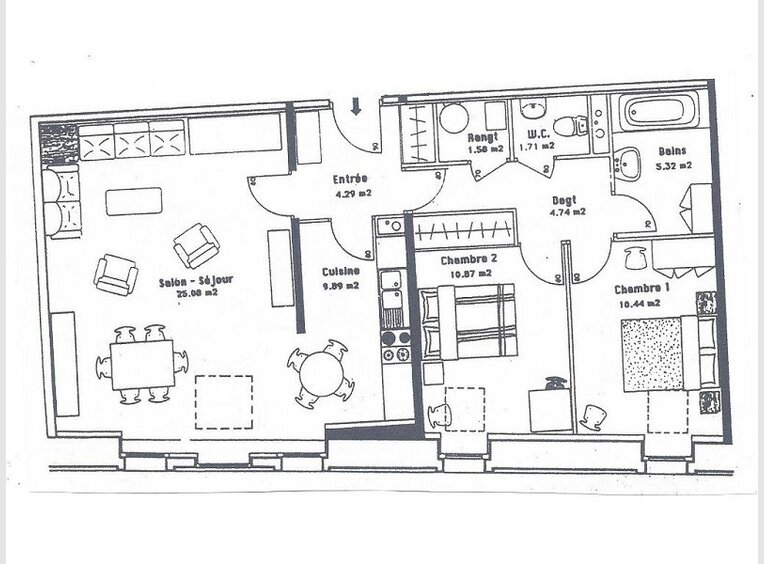 Appartement à vendre F3 à Verdun (FR) - Réf. 7101545