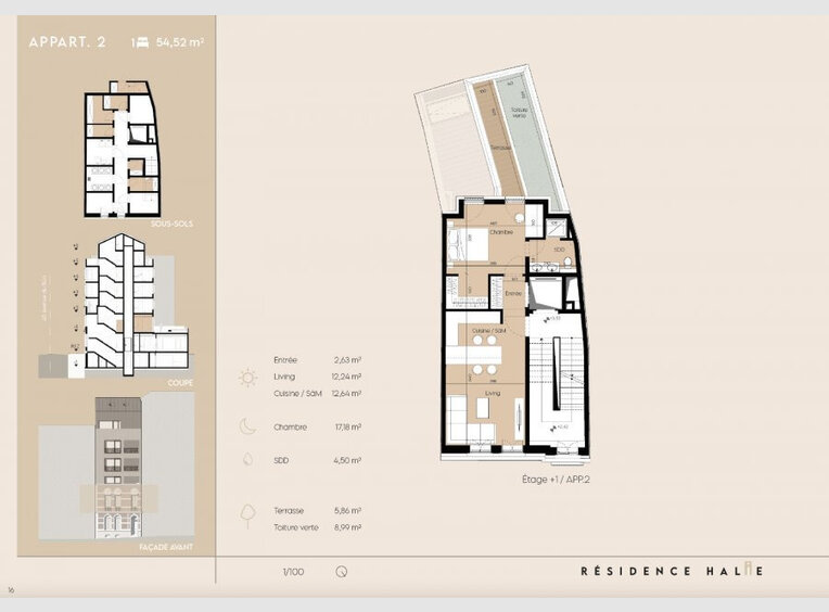 Apartment for sale 1 bedroom in Luxembourg (LU) - Ref. 7082105