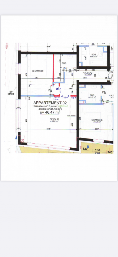 Appartement à vendre 1 chambre à Luxembourg-Beggen