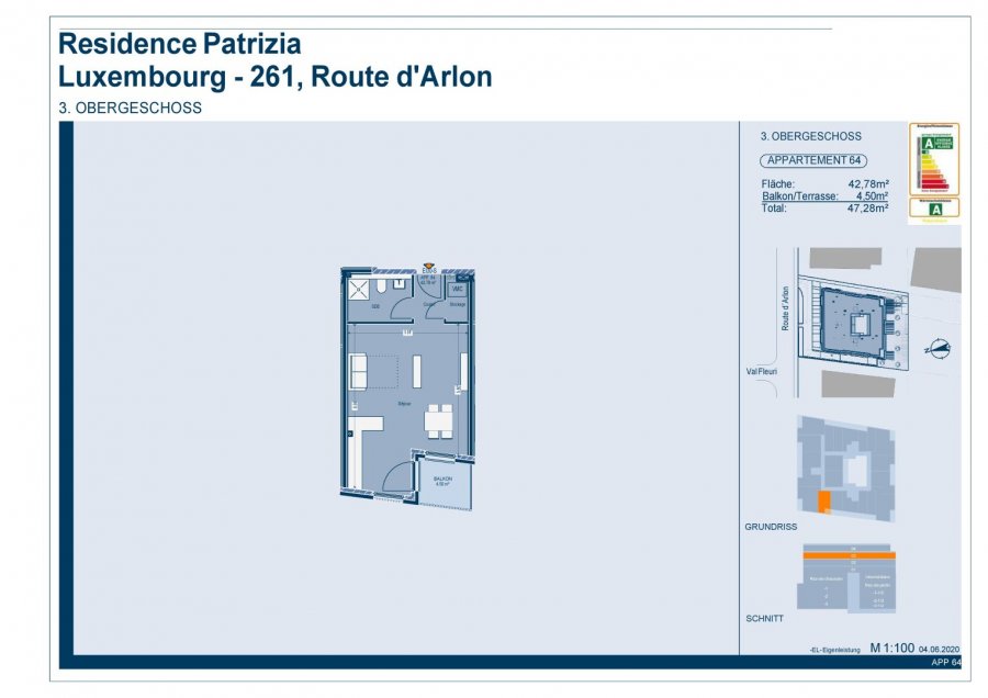 Studio à vendre à Luxembourg-Belair