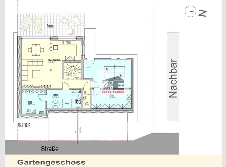 Haus zum Kauf 4 Zimmer in Wasserbillig (LU) - Ref. 6371001