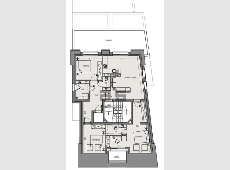 Penthouse for sale 3 bedrooms in Steinfort (LU) - Ref. 6983145