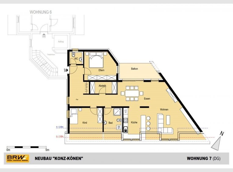 Penthouse-Wohnung zum Kauf 2 Zimmer in Konz (DE) - Ref. 6916345