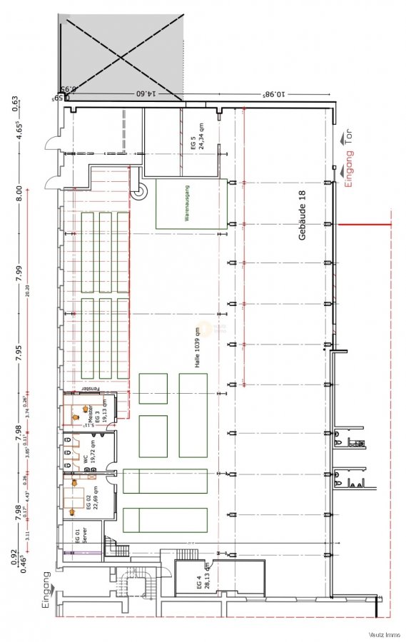 louer entrepôt 0 chambre 1376 m² wecker photo 3