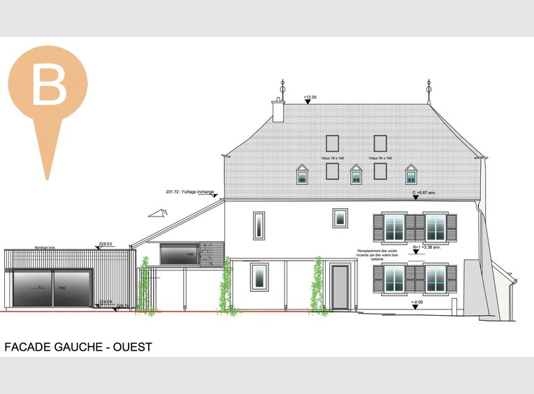 Ferme à vendre 3 Chambres à Hunsdorf (LU) - Réf. 7093546