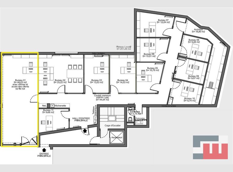 Büro zur Miete in Luxembourg (LU) - Ref. 6712394