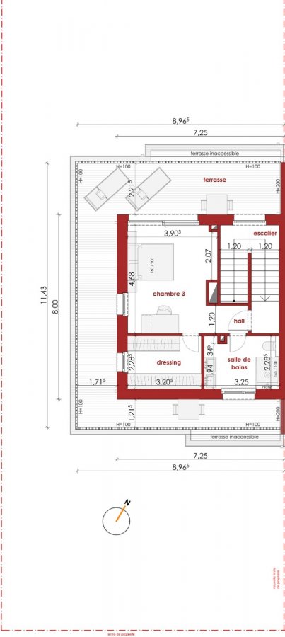 Duplex à vendre 3 chambres à Mondercange