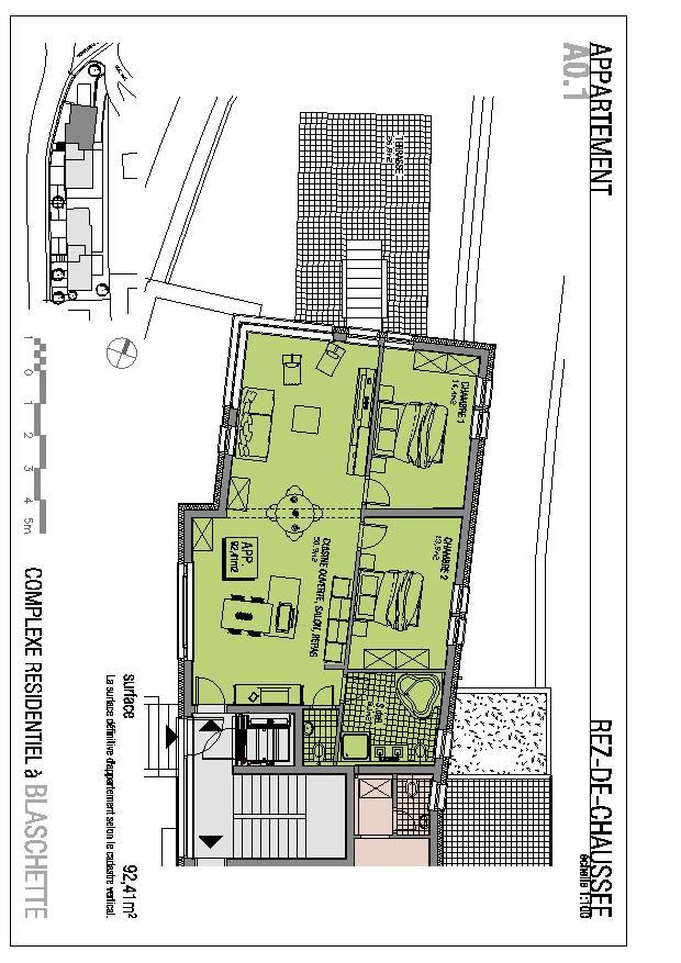 Appartement à vendre 2 chambres à Blaschette