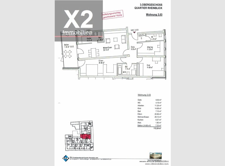 Apartment for sale 4 rooms in Neuwied (DE) - Ref. 7000954