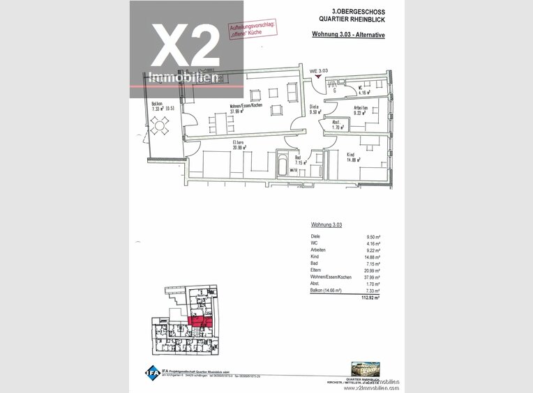 Apartment for sale 4 rooms in Neuwied (DE) - Ref. 7000954