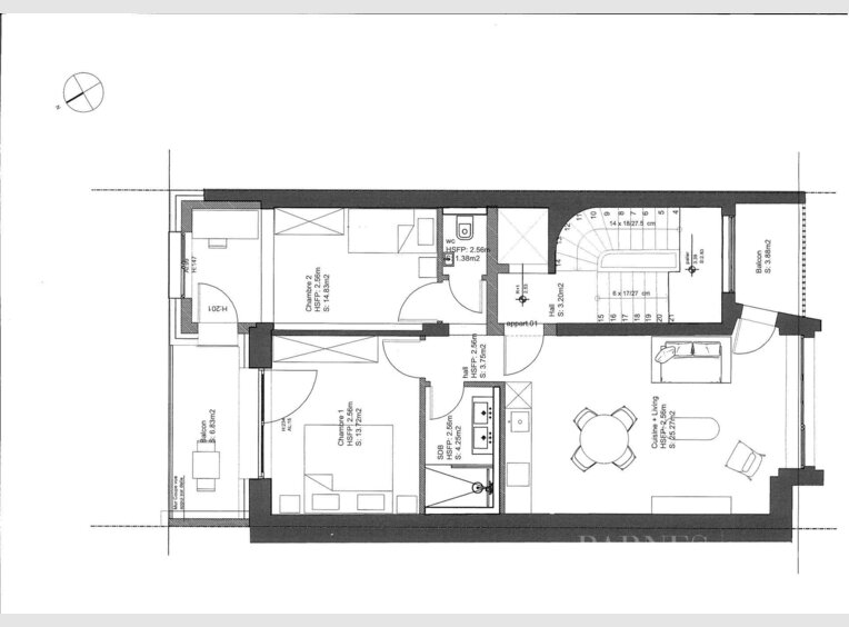 Apartment for sale 2 bedrooms in Luxembourg (LU) - Ref. 6908074