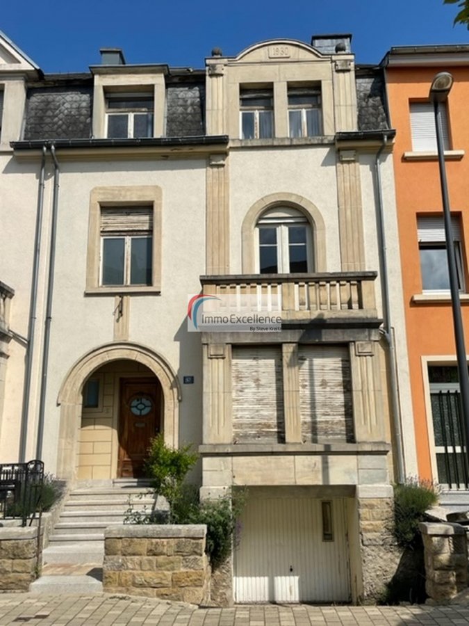 Maison mitoyenne à vendre Luxembourg-Bonnevoie