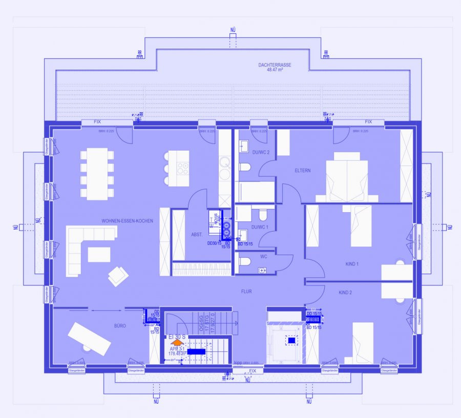 Penthouse à vendre 4 chambres à Strassen