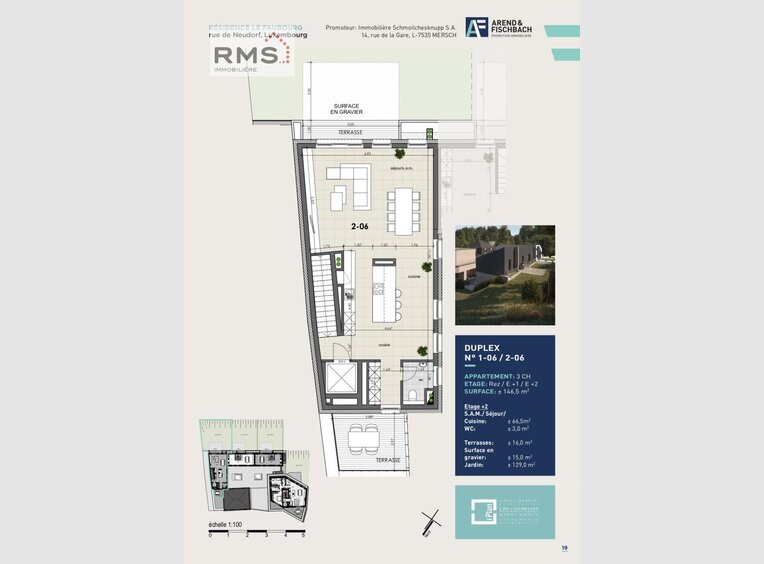 Apartment for sale 3 bedrooms in Luxembourg (LU) - Ref. 6492922