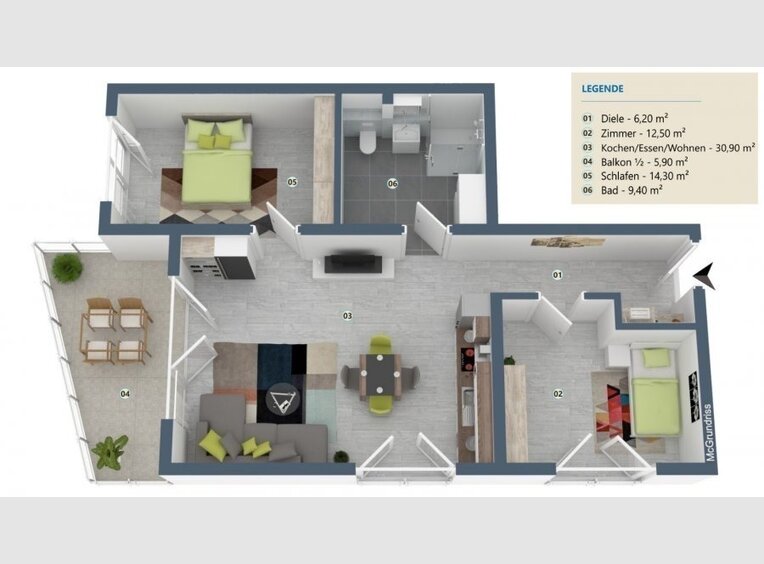 Appartement à vendre 2 Pièces à Palzem (DE) - Réf. 7121146