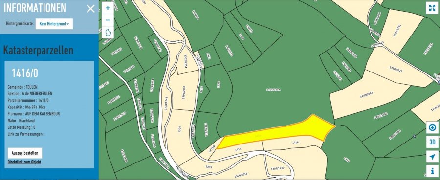 Kein Bauland zu verkaufen in Niederfeulen